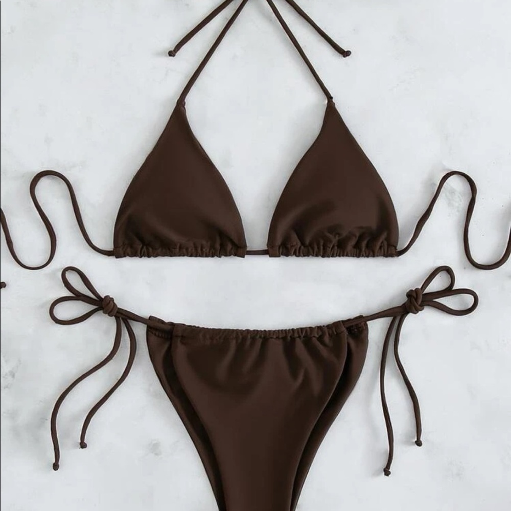 Triangle Thong Bikini Swimsuit